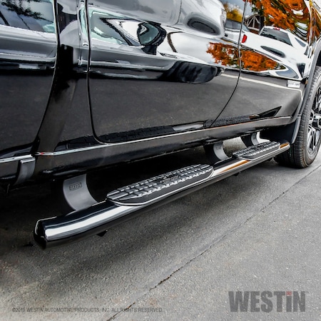 Westin Automotive 19-C SILVERADO/SIERRA 1500/20-C SILVERADO/SIERRA 2500/3500  DBL CAB BLACK PRO TRAXX 4 OVAL NERF BARS 21-24125